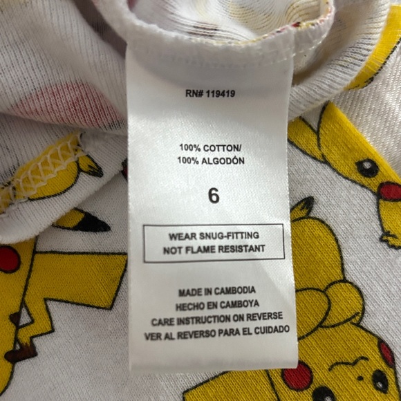 Pokemon Pajama Set - Picture 7 of 7